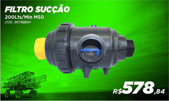 Filtro succao 220 lts Arag B0 765804 Banner 2