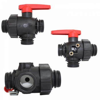 Válvula Esfera Manual 3 Vias T5 M Fluxo Interromp ARAG 45524445